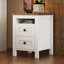 Table de chevet 2 tiroirs en bois-797496076