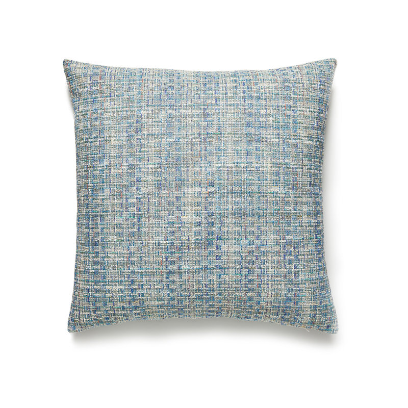 Faye Square Pillow Cover & Insert, Cornflower