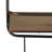 Wall Mounted Coat Rack in Metal and Wood with Rail and Iron Frame-1690786673-1658295637