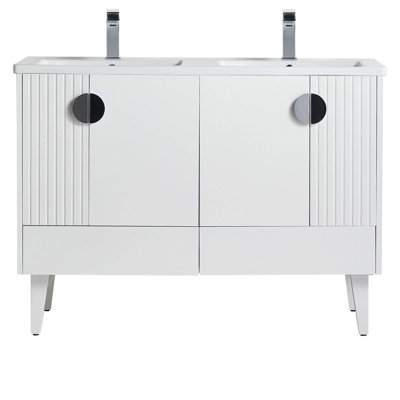 Ensemble de meuble-lavabo double 47 po Saimah