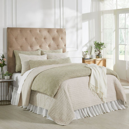 EVELINE LINEN IVORY CROCHET SHEET SET - AmityHome