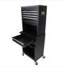 17 Stories Tool Cabinet On Wheels, 6-Drawer Lockable Rolling Tool Chest ...