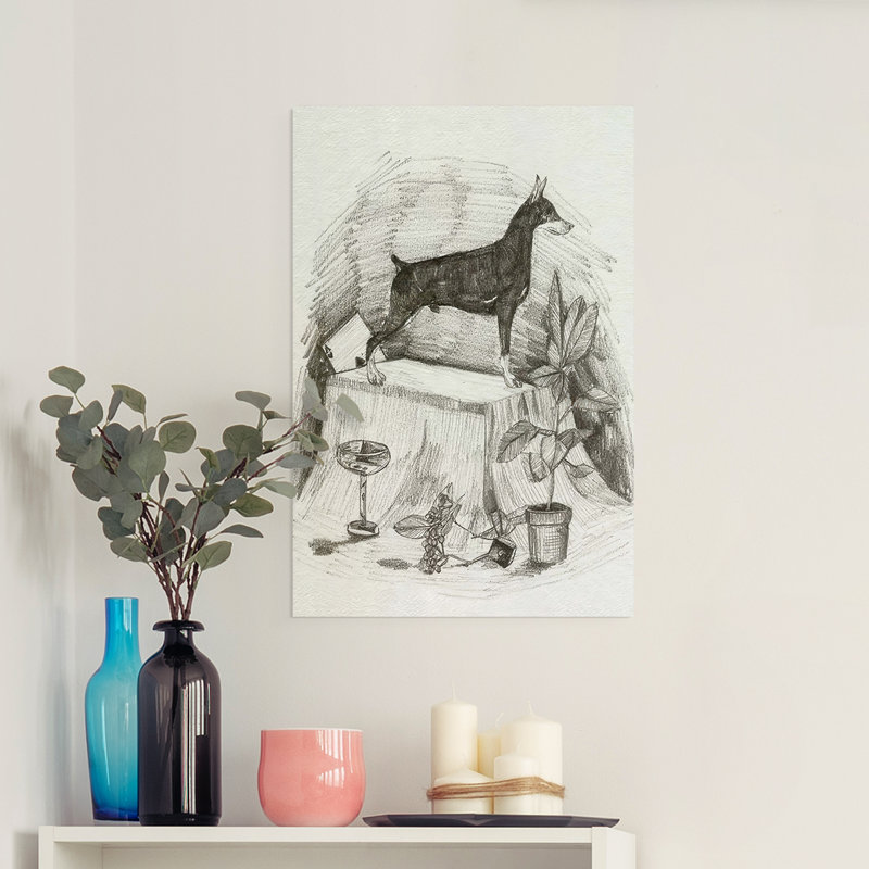 A Gentleman III - Impression sur toile seulement - NON-CADRE, H 36 po x l 24 po