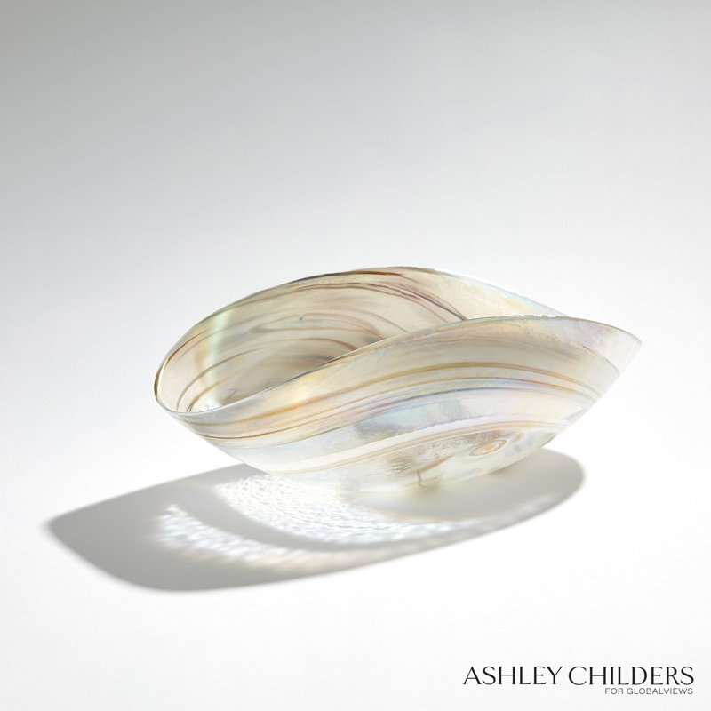 Maura Oval Bowl-Lg, 6" H x 16" W x 9.50" D