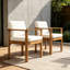 Chaise d'extérieur en bois d'acacia-129390465