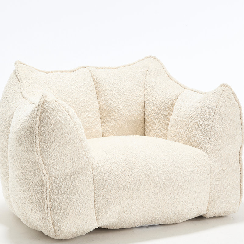 Chenille Bean Bag Chair - Ideal For Relaxation In Living, Bedroom. Foam-Filled Gaming, Reading, Watching Tv Comfy With Foam, Suits Living Rooms And Bedrooms. Enhance Your Experience