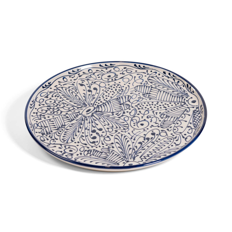 Marlow Home Co. Gaia Ceramic Round Serving Platter