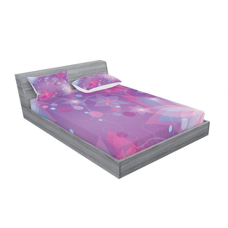 Microfiber Sheet Set, Queen Sheet Set with Fitted Sheet