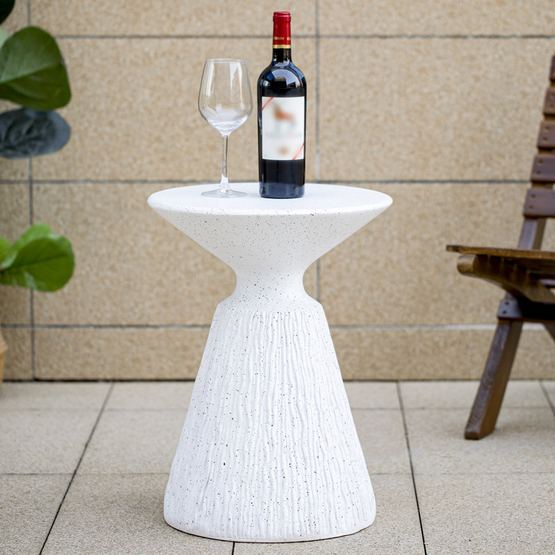 Table d'appoint ronde avec base robuste