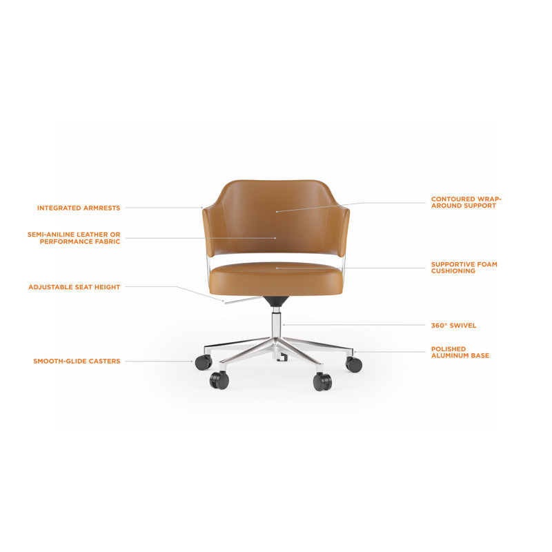 Circa Office Chair, Saddle