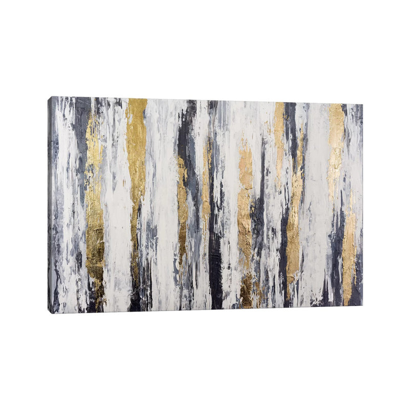 Parallelism by Nikki Chauhan - Painting on Canvas, Wrapped Canvas, 66.04 cm H x 45.72 cm W x 1.91 cm D