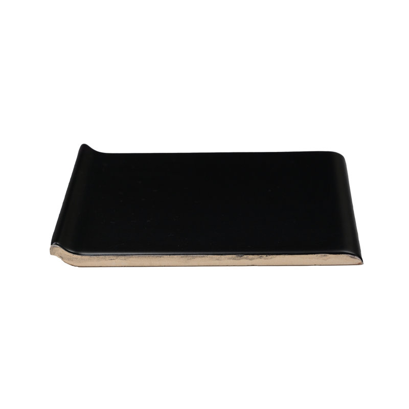 Shades 6" x 6" Matte Cove Base Tile Trim in Black