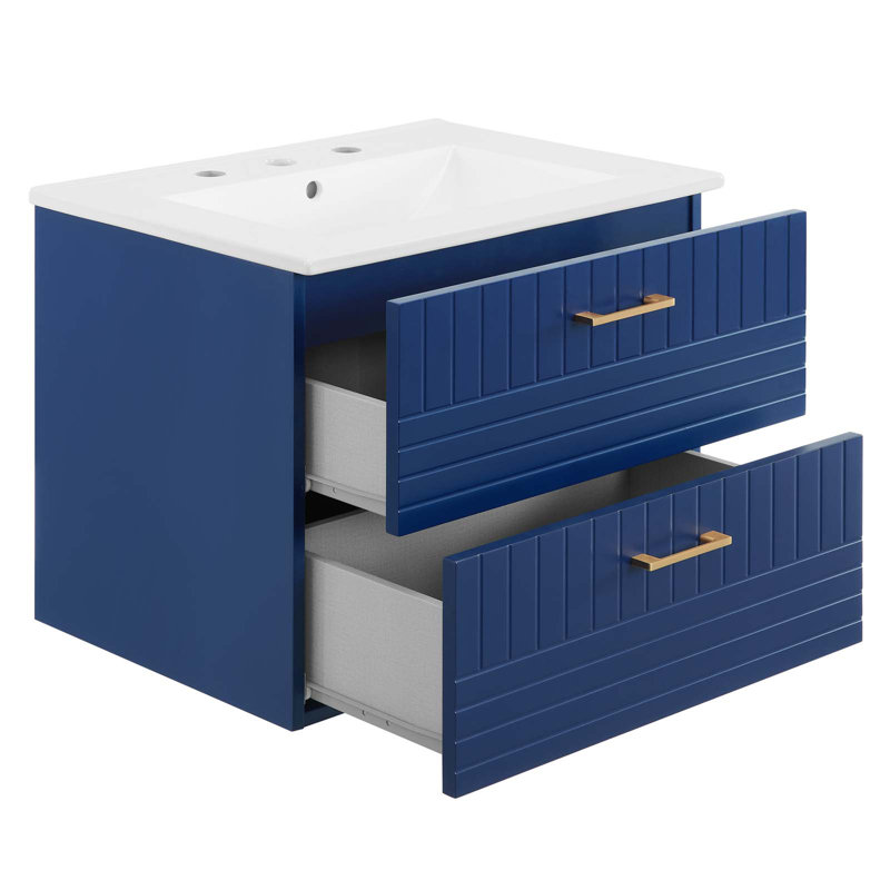 Meuble-lavabo 24 po Day Break par Modway, Bleu