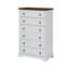 Commode de chambre à coucher avec 6 tiroirs Andromeda