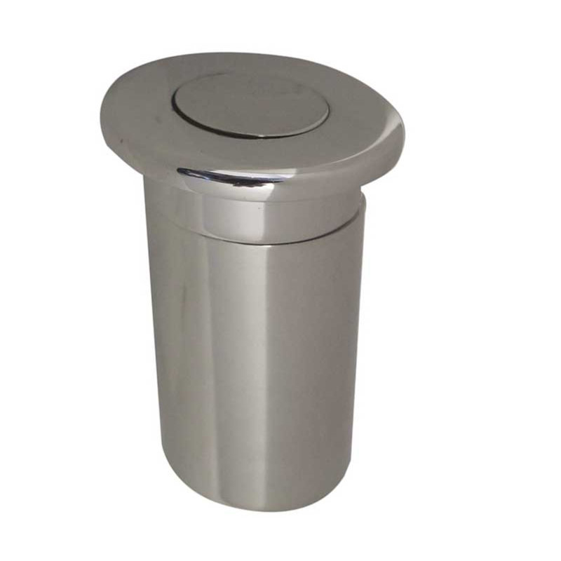 DUST PROOF SPRING SOCKET SN, Polished Nickel