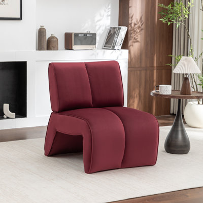 Angel Velvet Upholstered Accent Chair