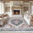Medallion Non Slip Washable Rug(Red)-318561598