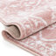 Dazzle Blush Pink/White Disa Vintage Medallion Soft Rug-47445999
