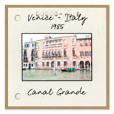 Travel Slide Collection "Venice, Italy - Grand Canal" Print