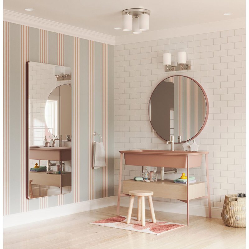 Éclairage pour meuble-lavabo à 2 lumières à intensité variable Diamante