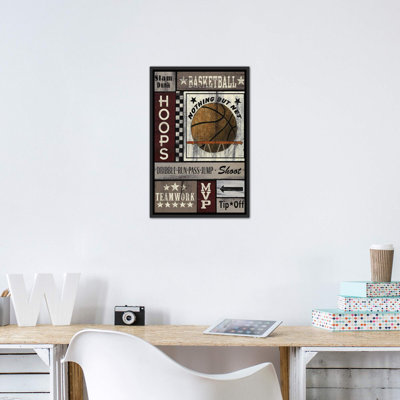 " Basketball Hoops " by Linda Spivey
