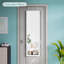 Hazal Metal Flat Wall Mirror-312749378