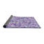 Tapis géométrique bleu / blanc Homan-1155489786