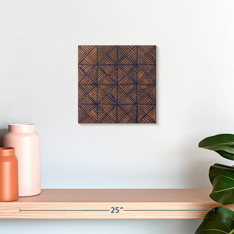 Kerner Copper Pattern, 10" H x 10" W