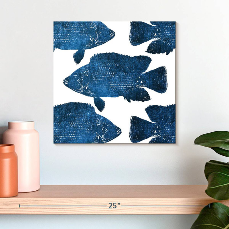 Brampt Fish Collage, 16" H x 16" W