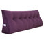 Lit à dossier assis en velours côtelé confortable, tête de lit, coussin de lecture, dossier triangulaire, compression-99222260-99222251
