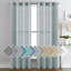 Paire de rideaux semi-transparents avec œillets Hywell-1268837101-1268837088