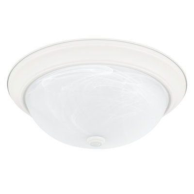 Plafonnier encastré circulaire simple 14,75 po 3 lumières Indépendant