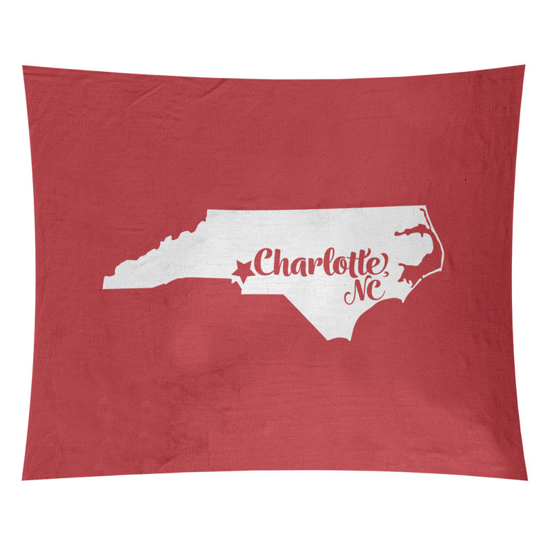 Polyester Tapestry, 68" H x 80" W, Red