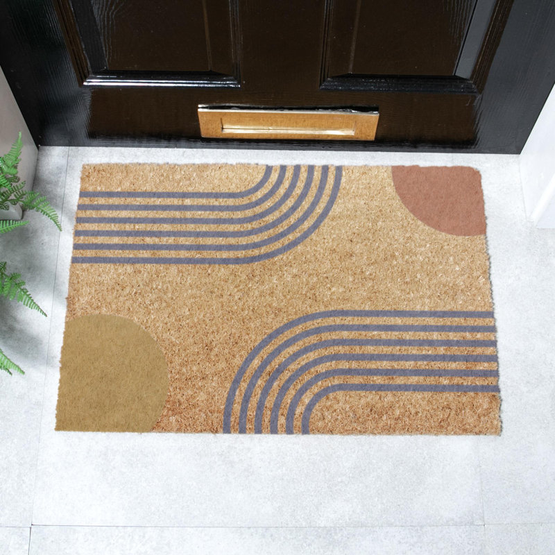 Hublersburg Non-Slip Outdoor Doormat, 40cm W x 60cm L