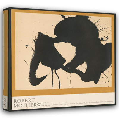 "Collages" par Robert Motherwell - Art mural sur toile tendue avec châssis