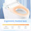 Toilette bidet avec fonctions intelligentes: chasse d'eau automatique, siège chauffant, lavage à l'eau chaude, température réglable, modes de lavage multiples comme le mouvement et l'affichage numérique de la nuit féminine, capteur à pied, pile 9V