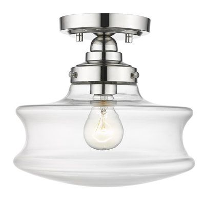 Canion Glass Semi Flush Mount