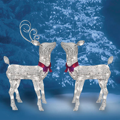 Figurines Morphing Buck and Doe