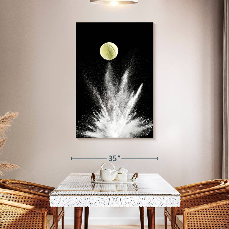 Sireci Tennis Ball Burst, 30" H x 20" W