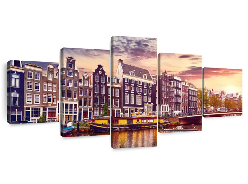 Amsterdam Canal Sunset