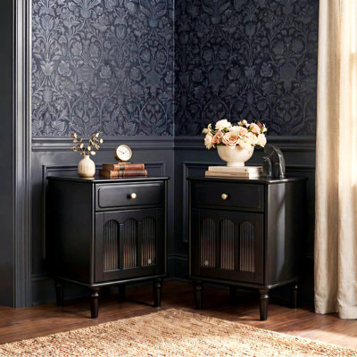 16.54'' W Solid Wood Nightstand