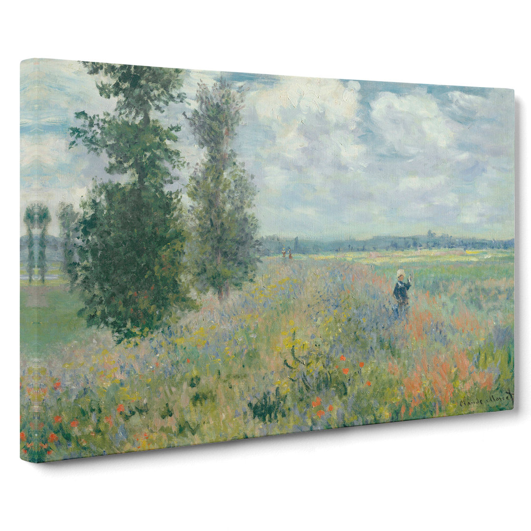 Poppy Fields Near Argenteuil By Claude Monet