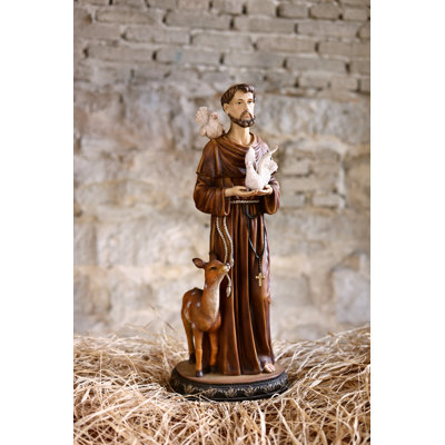 Statue religieuse 24 po St. Francis of Assis