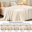 Couverture molletonnée en polyester moelleux Alaska-363026701-363026710