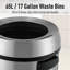 Portable Garden Stainless Steel 64.4 Litre Trash Can