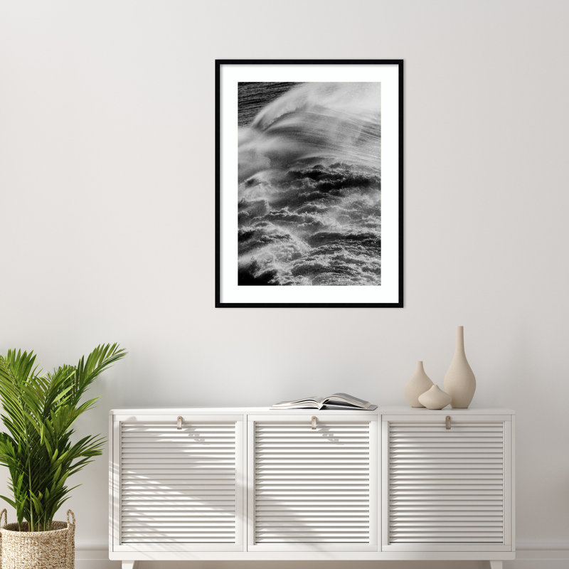 Reproduction d'art encadrée Almerton, H 41 po x l 31 po, Noir