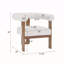 Chaise d'appoint moderne rembourrée avec accoudoirs ronds-1780784880