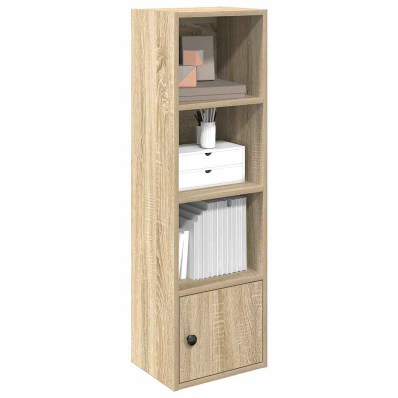 Conary 31cm W Bookcase, (4 Shelves) 102cmH x 31cmW x 24cmD, Sonoma Oak