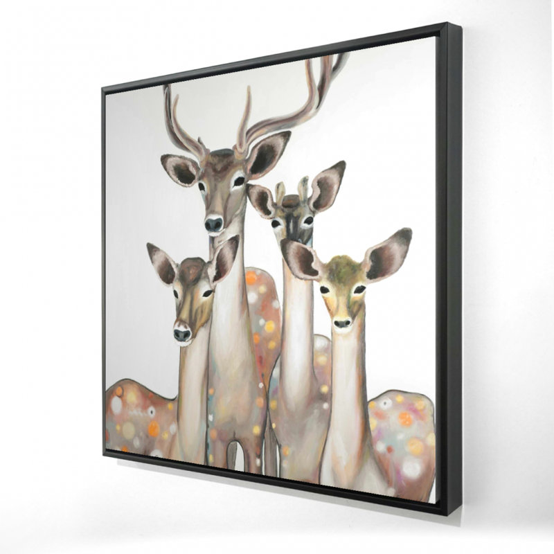 «Group Of Abstract Deers»