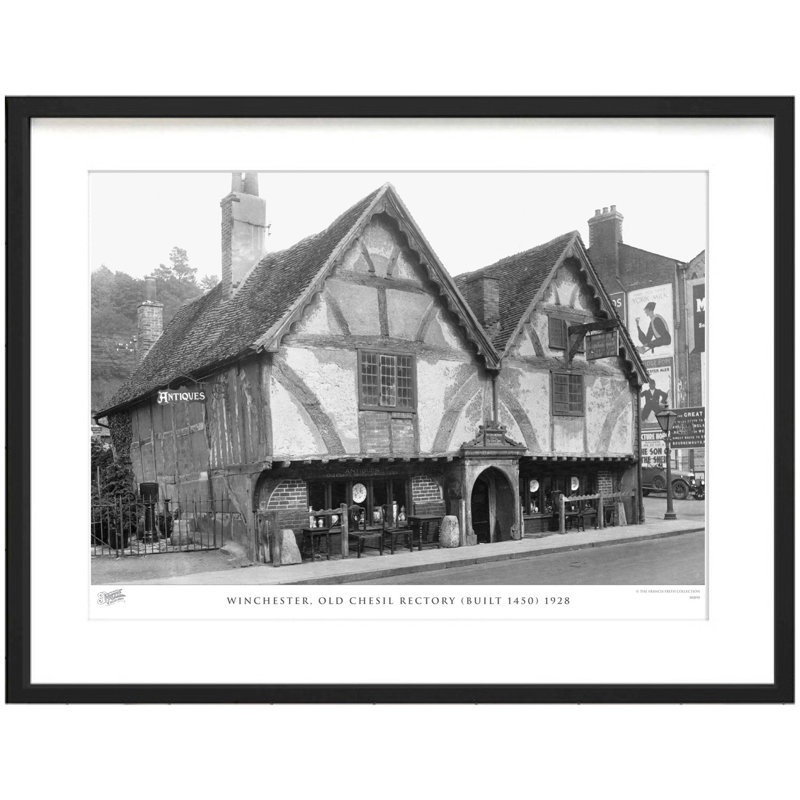 Winchester, Old Chesil Rectory (Built 1450) 1928 by Francis Frith - Single Picture Frame Print, 45cm H x 60cm W x 2.3cm D